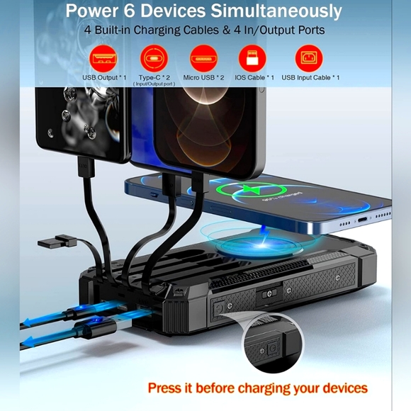 Power Bank Wireless Charger - Picture 2 of 3